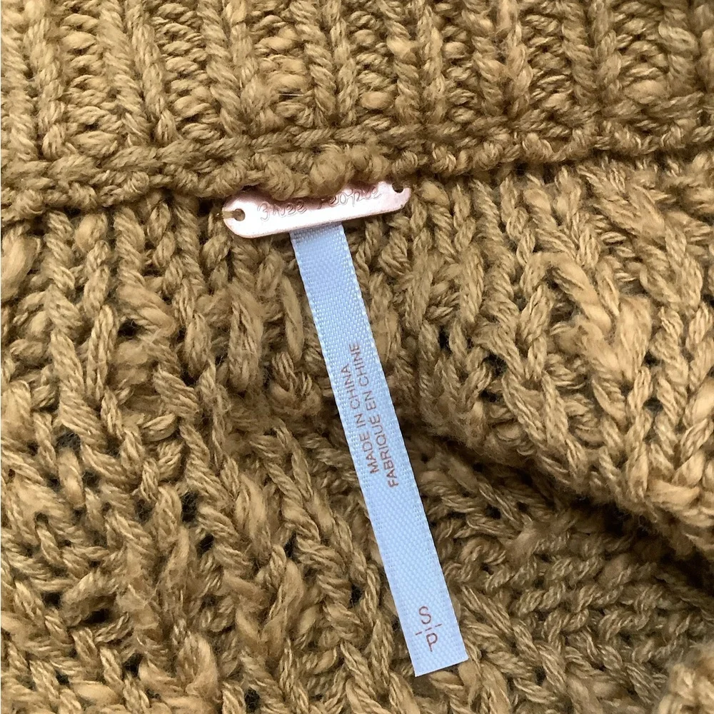 Free People Cable Chunky Knit Sweater